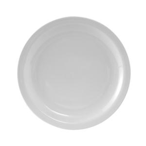 Tuxton China Inc Colorado 8-1/4in Porcelain White Round Plate - 3dz - CLA-082 