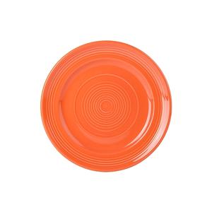 Tuxton China Inc Concentrix 9in Papaya Ceramic Round Plate - 2dz - CPA-090 