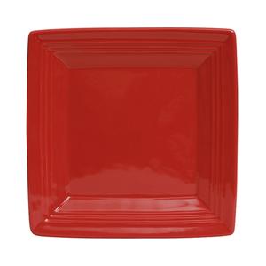 Tuxton China Inc Concentrix 8-1/2in Cayenne Ceramic Square Plate - 1dz - CQH-0845 