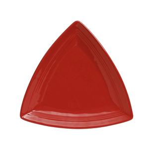 Tuxton China Inc Concentrix 12-1/2in Cayenne Ceramic Triangular Plate - 6 EA - CQZ-1248 