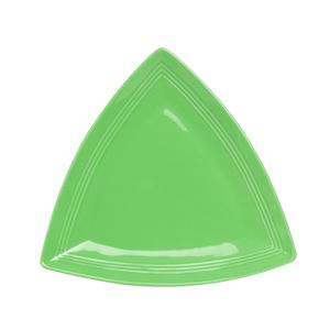 Tuxton China Inc Concentrix 12-1/2in Cilantro Ceramic Triangular Plate - 6 EA - CTZ-1248 