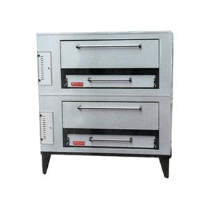 Marsal 65" Gas Stainless Steel Double Deck Pizza Oven - 190k BTU - SD-1048 STACKED