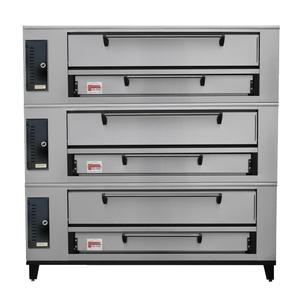 Marsal 80" Gas Stainless Steel Triple Deck Pizza Oven - 390k BTU - SD-660 TRIPLE