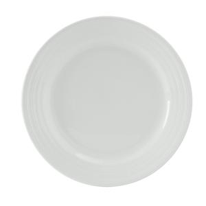 Tuxton China Inc Pacifica 6-1/4in Porcelain White Round Plate - 3dz - FPA-062 