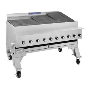 Bakers Pride Dante Series 55.5" Heavy Duty Gas Charbroiler - 180k BTU - CH-10