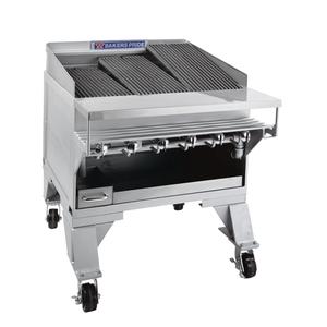 Bakers Pride Dante Series 31.5" Extra Heavy Duty Gas Charbroiler - CH-6