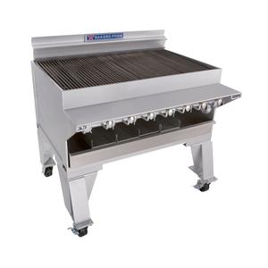 Bakers Pride Dante Series 42" Heavy Duty Gas Charbroiler - 144k BTU - CH-8