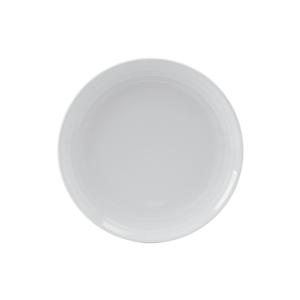Tuxton China Inc Pacifica 9in Porcelain White Round Healthcare Plate - 1dz - FPA-0904 