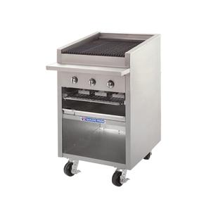 Bakers Pride Dante Series 24" Gas Radiant Charbroiler w/ Cabinet Base - F-24RS-C