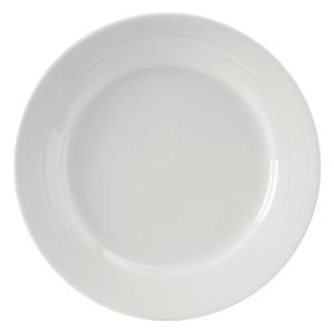 Tuxton China Inc Pacifica 10-1/2in Porcelain White Round Plate - 1dz - FPA-104 