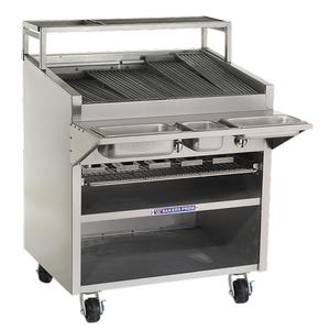 Bakers Pride 36" Gas Radiant Charbroiler w/ Cabinet Base - F-36RS