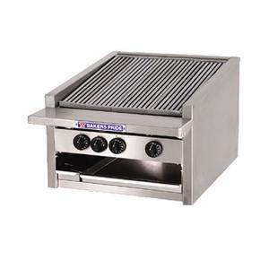 Bakers Pride 24in Low Profile Countertop Radiant Gas Charbroiler - L-24RS-C 