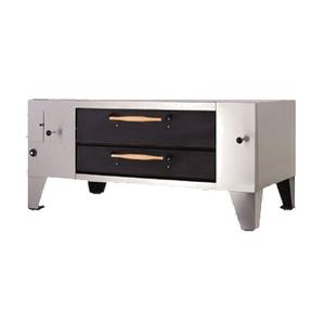 Bakers Pride Super Deck 60" Single Deck Gas Display Pizza Oven - 120k BTU - Y-600-DSP