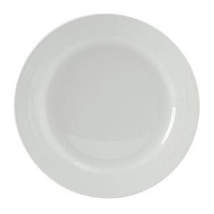 Tuxton China Inc Pacifica 11-3/4in Porcelain White Round Plate - 1dz - FPA-116 