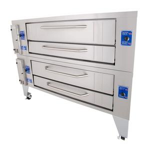 Bakers Pride Super Deck 60in Brick Lined Double Deck Pizza Oven - 240k BTU - Y-602BL 