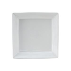 Tuxton China Inc Pacifica 9-3/4in Porcelain White Square Plate - 1dz - FPH-0965 