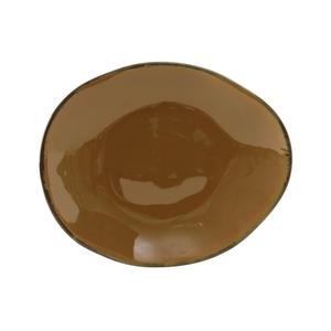 Tuxton China Inc Artisan 12" x 9-3/4 Mojave Ceramic Ellipse Plate - 1 Doz - GAJ-652