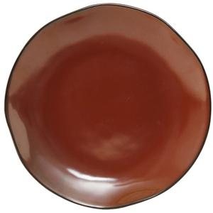 Tuxton China Inc Artisan 11-5/8in Red Rock Ceramic Round Plate - 1dz - GAR-008 
