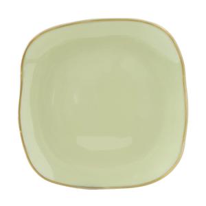 Tuxton China Inc Artisan 9in Sagebrush Ceramic Square Plate - 1dz - GAS-501 
