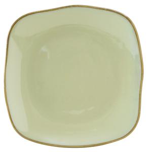 Tuxton China Inc Artisan 11" Sagebrush Ceramic Square Plate - 1 Doz - GAS-502