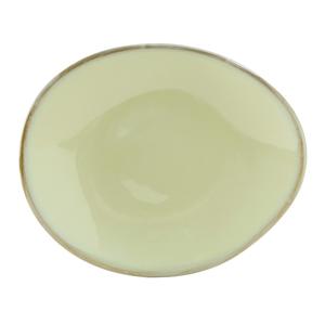 Tuxton China Inc Artisan 10in x 8-1/4in Sagebrush Ceramic Ellipse Plate - 1dz - GAS-651 Tuxton China Inc Artisan 10in x 8-1/4in Sagebrush Ceramic Ellipse Plate - 1dz - GAS-651