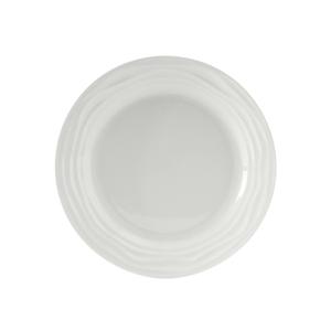 Tuxton China Inc Sandbar 6-1/4in Porcelain White Round Plate - 2dz - GDP-002 