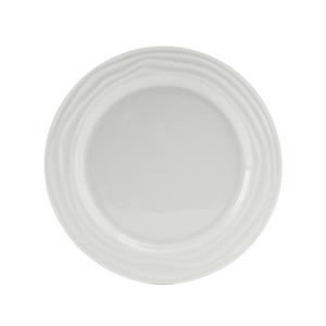 Tuxton China Inc Sandbar 7-1/2in Porcelain White Round Plate - 2dz - GDP-003 