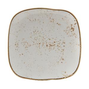 Tuxton China Inc Artisan Geode 9" Agave Porcelain Square Plate - 1 Doz - GGA-501