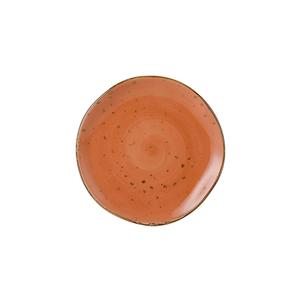 Tuxton China Inc Artisan Geode 6-1/2in Coral Porcelain Round Plate - 2dz - GGC-002 