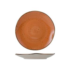 Tuxton China Inc Artisan Geode 9in Coral Porcelain Round Plate - 2dz - GGC-005 