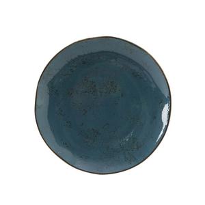 Tuxton China Inc Artisan Geode 6-1/2in Azure Porcelain Round Plate - 2dz - GGE-002 