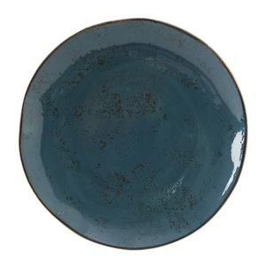 Tuxton China Inc Artisan Geode 10-1/4in Azure Porcelain Round Plate - 1dz - GGE-006 