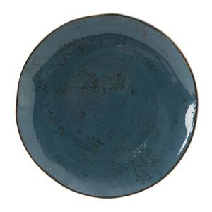 Tuxton China Inc Artisan Geode 11-5/8" Azure Porcelain Round Plate - 1 Doz - GGE-008