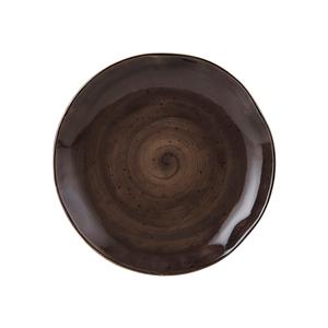 Tuxton China Inc Artisan Geode 10-1/4in Mushroom Porcelain Round Plate - 1dz - GGM-006 