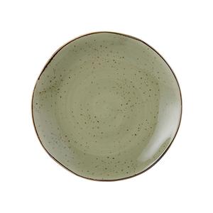 Tuxton China Inc Artisan Geode 11-5/8" Olive Porcelain Round Plate - 1 Doz - GGO-008