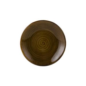 Tuxton China Inc Artisan Geode 7-1/4in Walnut Porcelain Round Plate - 2dz - GGW-003 