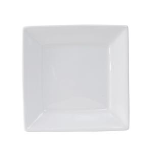 Tuxton China Inc Santorini 6-1/2in Porcelain White Square Plate - 2dz - GSP-002 