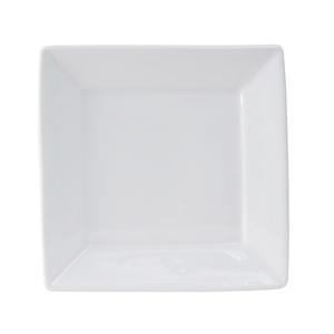 Tuxton China Inc Santorini 8-1/2in Porcelain White Square Plate - 1dz - GSP-004 