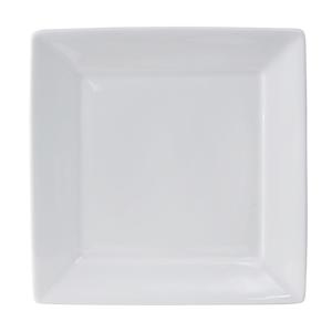 Tuxton China Inc Santorini 10-1/8in Porcelain White Square Plate - 1dz - GSP-006 