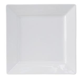 Tuxton China Inc Santorini 12-1/8in Porcelain White Square Plate - 6 per Case - GSP-009 