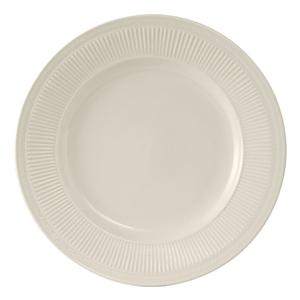 Tuxton China Inc Hampshire 10-1/4in American White/Eggshell Round Plate - 1dz - HEA-103 