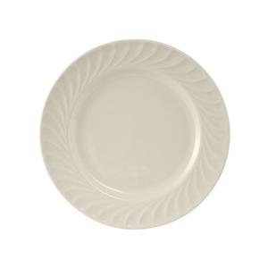 Tuxton China Inc Meridian 7-1/8in Amr White/Eggshell Round Plate - 3dz - MEA-071 