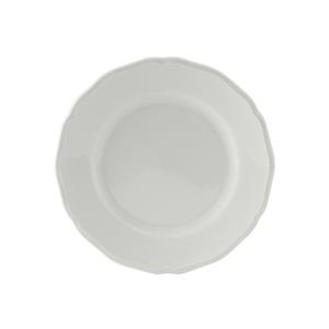 Tuxton China Inc Charleston 6-1/2in Porcelain White Round Plate - 3dz - SCA-064 