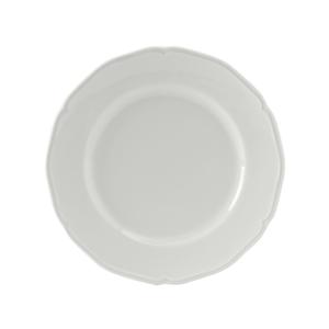 Tuxton China Inc Charleston 7-1/2in Porcelain White Round Plate - 3dz - SCA-074 