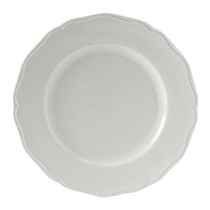 Tuxton China Inc Charleston 10-3/4in Porcelain White Round Plate - 1dz - SCA-104 