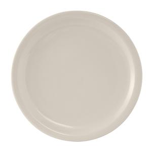 Tuxton China Inc Nevada 9-1/2in Amr White/Eggshell Ceramic Round Plate - 2dz - TNR-009 