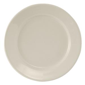 Tuxton China Inc Reno 10-1/2in Amr White/Eggshell Ceramic Round Plate - 1dz - TRE-016 