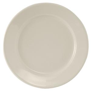 Tuxton China Inc Reno 11-1/8in Amr White/Eggshell Ceramic Round Plate - 1dz - TRE-051 