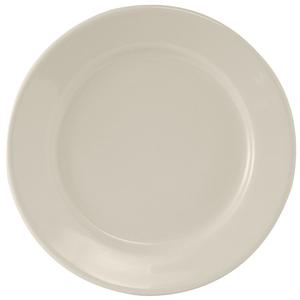 Tuxton China Inc Reno 13-1/8in Amr White/Eggshell Ceramic Round Plate - 6 EA - TRE-053 