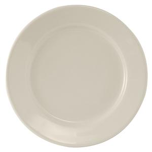 Tuxton China Inc Reno 12-3/8in Amr White/Eggshell Ceramic Round Plate - 1dz - TRE-921 